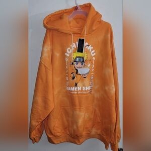 Naruto Shippuden Orange Tie Dye Ichiraku Ramen Anime, New Hoodie Sweater, XL